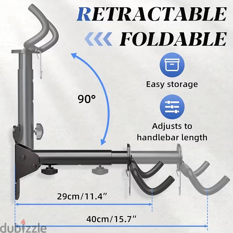 Adjustable Angle Bicycle Wall Mount 1