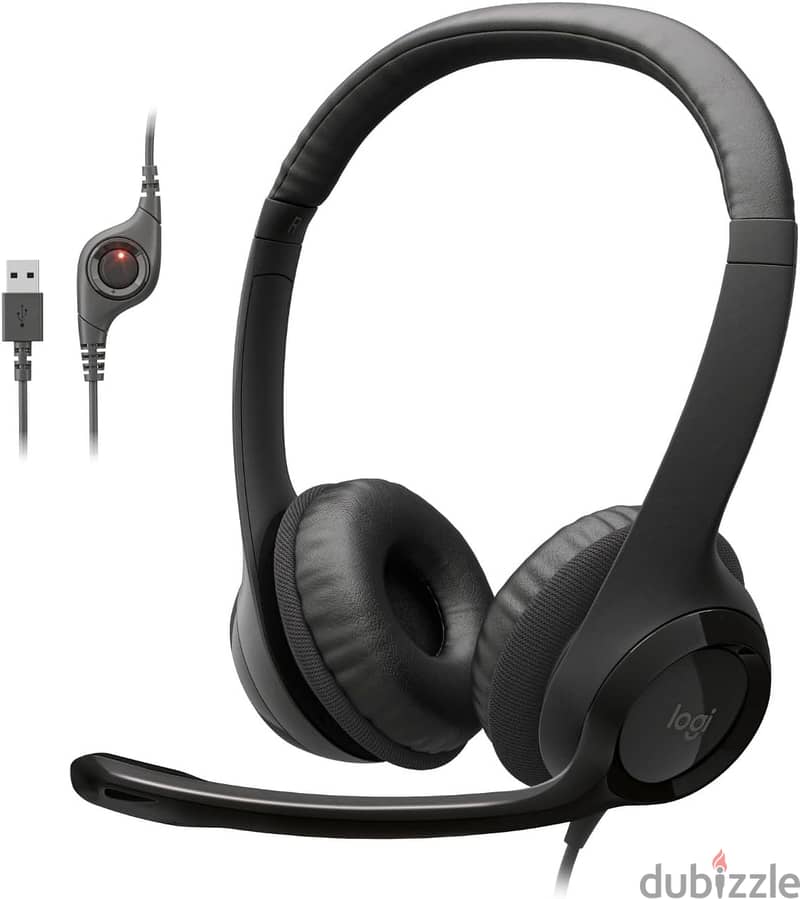 Logitech H390 Wired Headset for PC/Laptop 2
