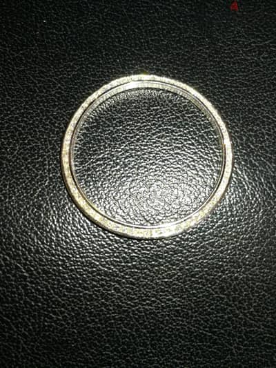 طوق ساعه رولكس ذهب والماسGold watch collar and diamond stones ,