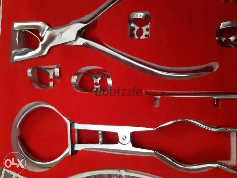 Rubber dam clamps kit 3