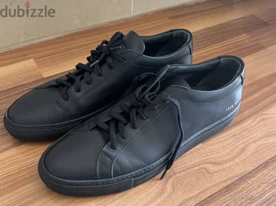 Common Projects – Achilles Low (Black/Black leather)