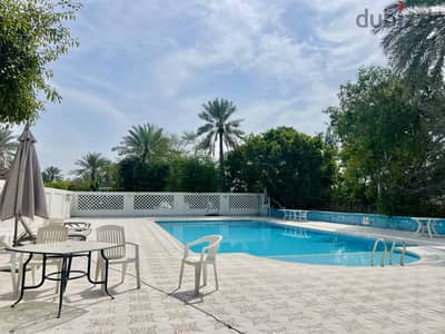 3BR Villa | Saar | Semi-Furnished | Private Garden | Maid Room