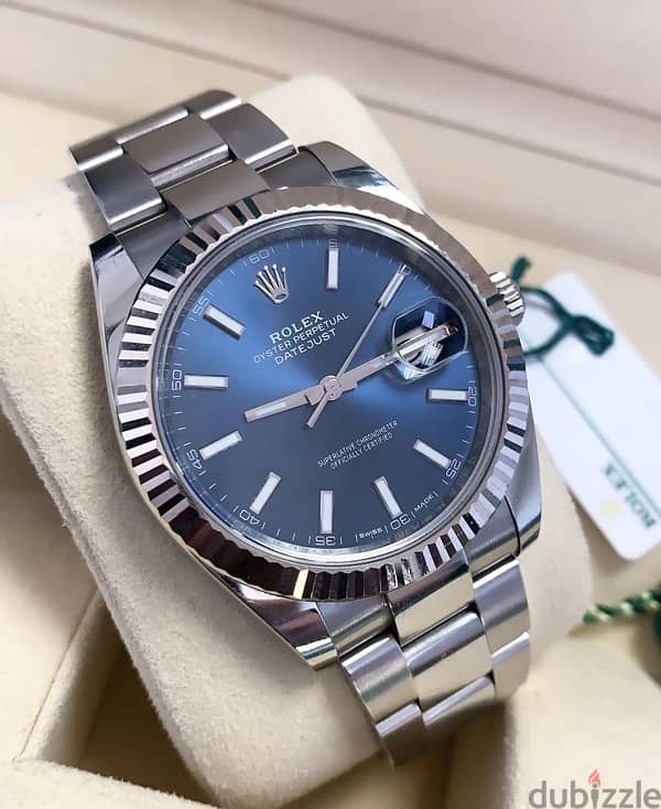 Rolex date just blue dial automatic master quality 1