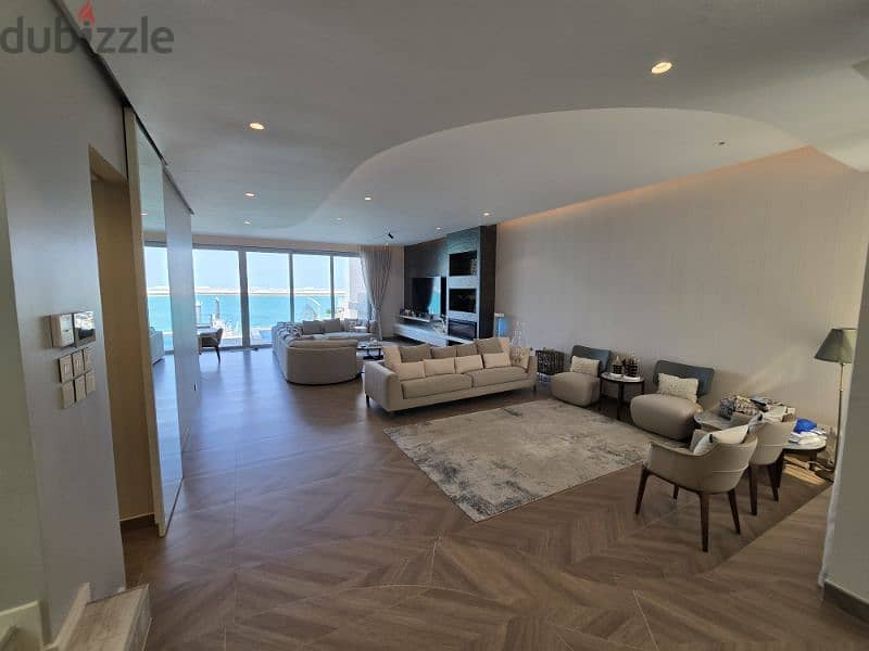 3+1 maid room Entirely sea view Beach access with GT 15