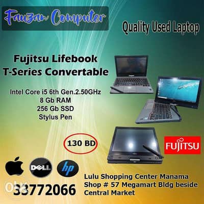 Fujitsu LIFEBOOK T726 - Core i5 6200U - 8 GB RAM - 256 GB SSD