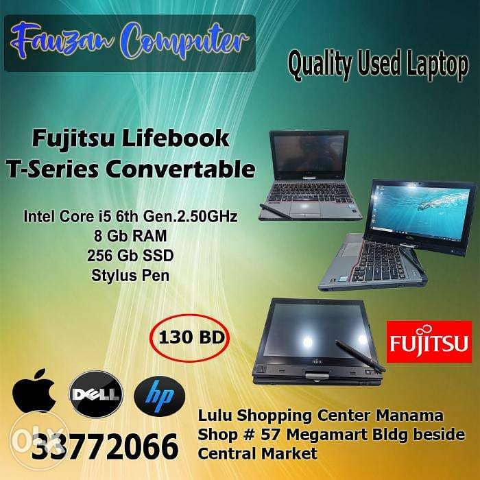 Fujitsu LIFEBOOK T726 - Core i5 6200U - 8 GB RAM - 256 GB SSD 0