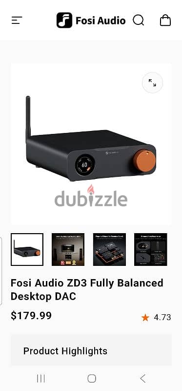 Fosi Audio ZD3 DAC for sale