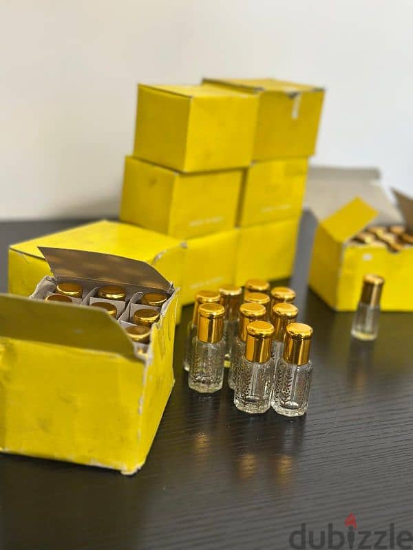 Mini Glass Bottles with Gold Caps 2