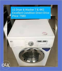 Dryer Washer in great working condition 7 4 kgs delivery available! 0