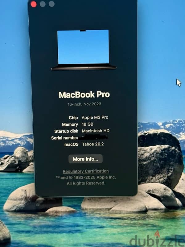 MacBook 16” M3 Pro 18 GB / 500 GB Storage 2