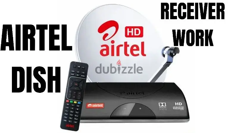 AIRTEL DISH & RECEIVER WORK
