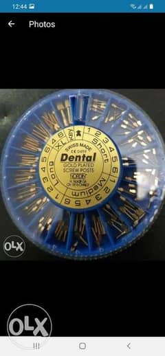 Dental conical screw 0