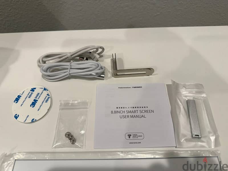 TURZX 8.8 Inch Smart Display USB Secondary Screen Type-C Desktop white 2