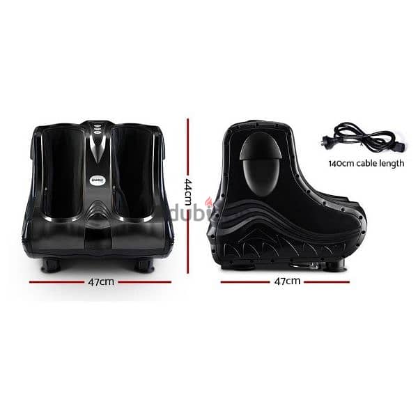 Foot Massager Massagers Shiatsu Electric Roller Black 2