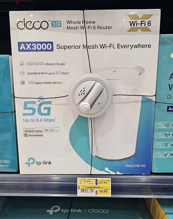 Tp Link Deco X50 5G Router AX3000 WIFI6 Unlocked 1