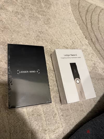 ledger nano s + ledger nano x new sealed