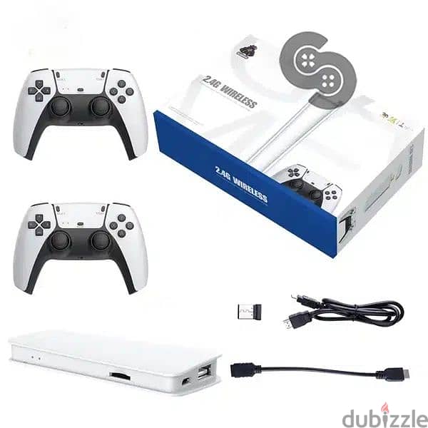 2.4G Wireless game stick 20k Retro Games With 2 controllers 1