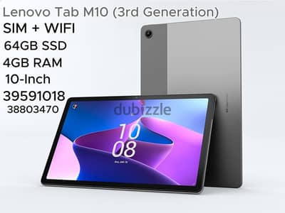Lenovo Tab M10 -64Gb 30BD sim+wifi call 39591018