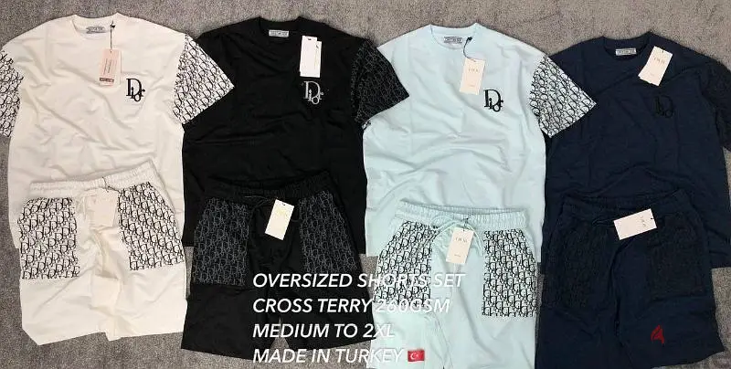 Men's Premium Matching Set – Oversized Fit – Turkish Fabric – Size M to 2XL