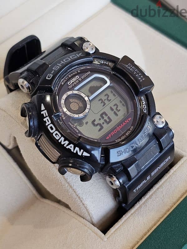 G-Shock Frogman Black 59mm GWF-D1000-1DR 2