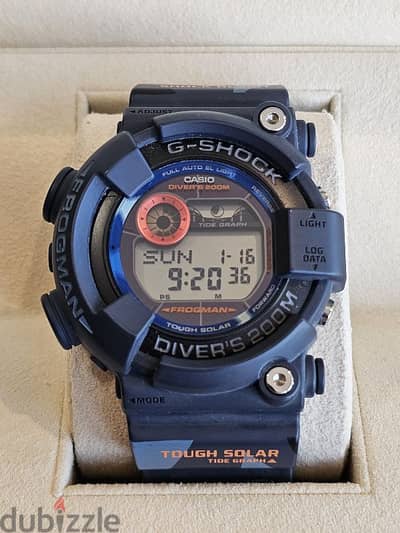 G-Shock Frogman 52mm Navy Blue Camouflage GWF-D1000-1DR