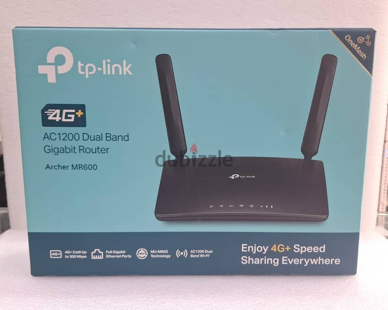 TP-Link Dual Band 4G+ Sim Router Gigabit Lan 4 Ports (Can use any Sim ...