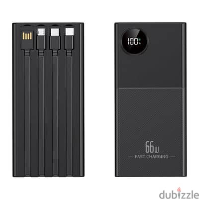 Super Fast Charging 66W Mobile Power Bank, 30000 mAh, Type-C Charging