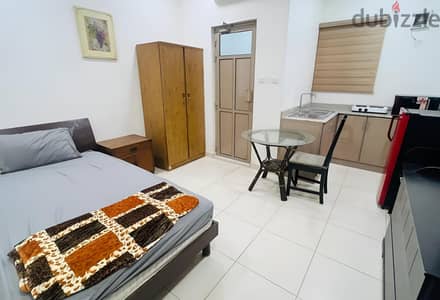 Furnished Studio With Unlimited EWA Near Al Wisam School