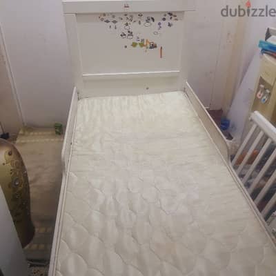 Call (36216143) IKEA Hensvik Baby Bed Crib with Mattress 12BD ONLY