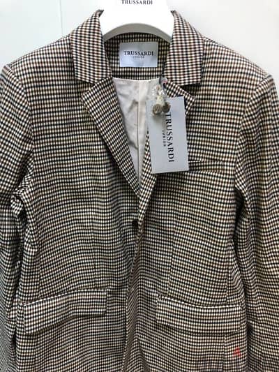 Trussardi Beige Stripes Children (Boys) Blazer