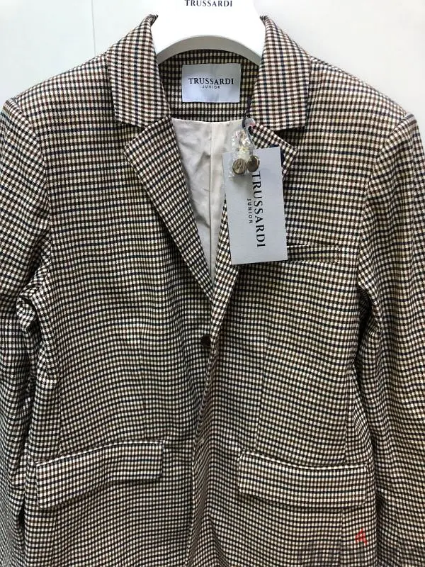 Trussardi Beige Stripes Children (Boys) Blazer