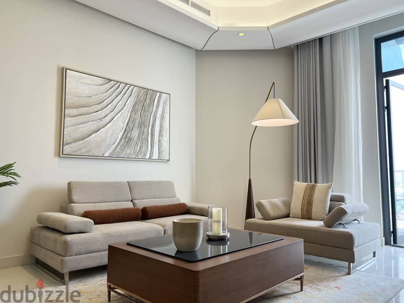 Furnished 1BR Apartment Close to Bahrain Mall | Balcony | EWA Included 5