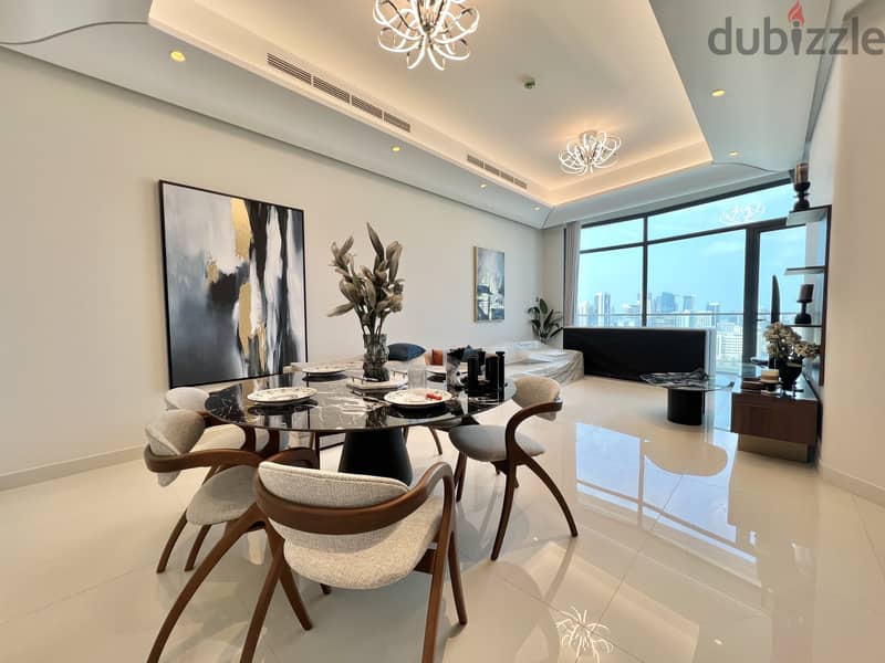 3BR + Maid’s Room Near Bahrain Mall | Furnished | Balcony | EWA Incl 1