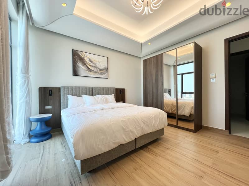 3BR + Maid’s Room Near Bahrain Mall | Furnished | Balcony | EWA Incl 3