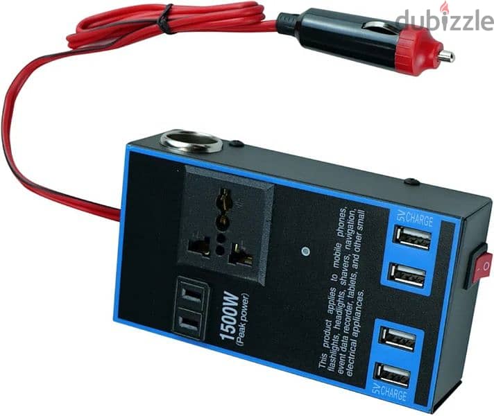 1500w Power Inverter Adapter Converter 12v24V To DC 110V220v Car 3
