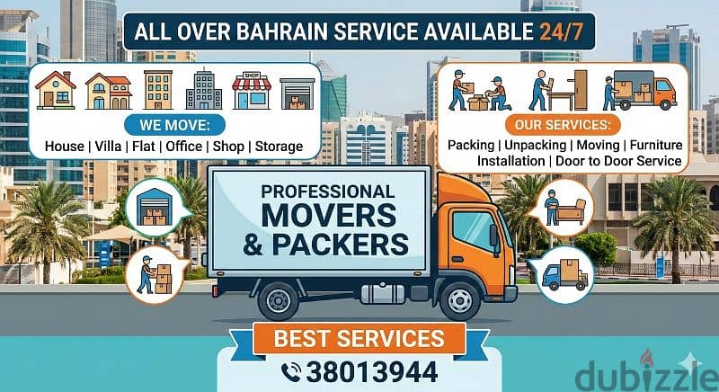 Bahrain mover packer flat villa office store shop apartment  38013944 2