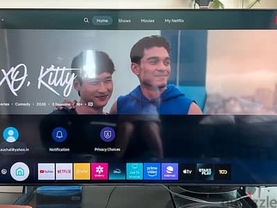 samsung 60” smart tv