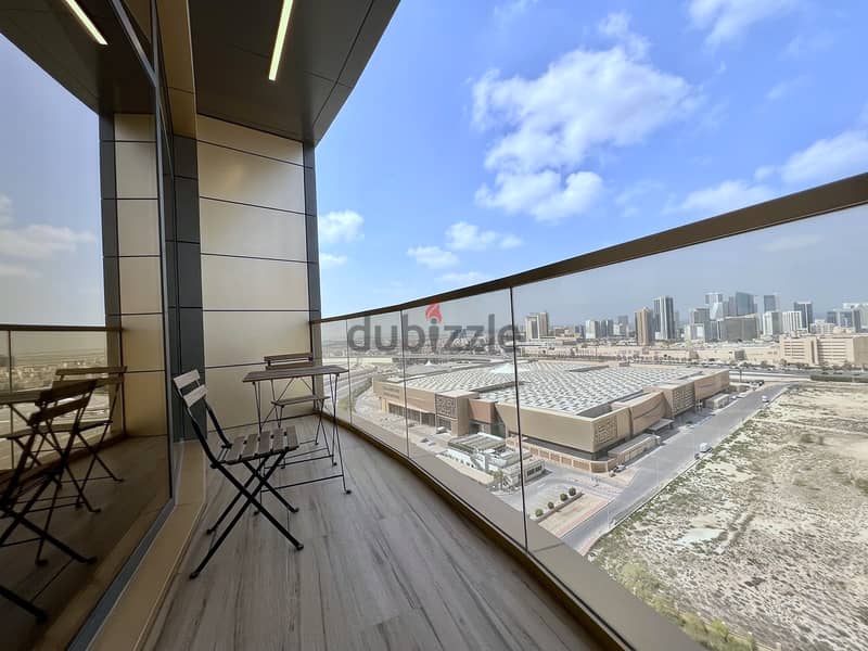 3BR + Maid’s Room Near Bahrain Mall | Furnished | Balcony | EWA Incl 8