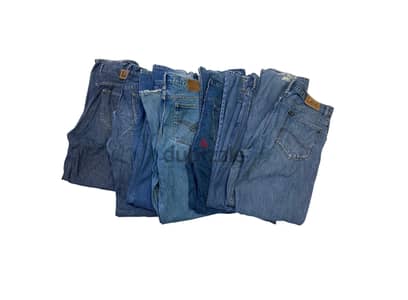 Bulk Branded blue jeans for sale all together for 10BD