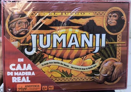 Jumanji Board Game in a Real Wooden Box
