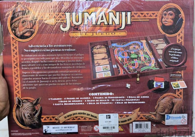 Jumanji Board Game in a Real Wooden Box 1
