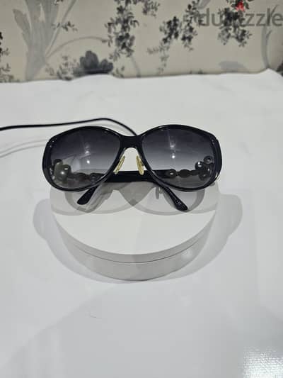 Bvlgari Limited Edition Crystal Flower Sunglasses Black