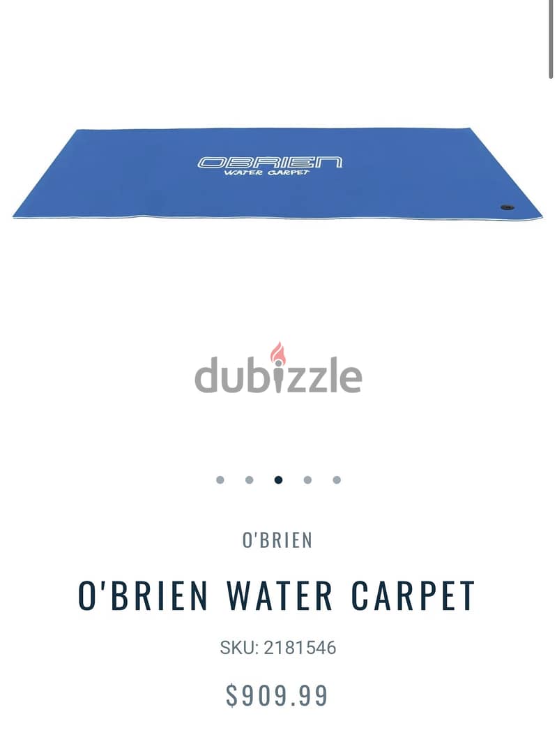 O'Brien water carpet 1