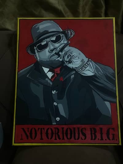 Notorious Biggie Smalls drawing