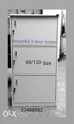New 3 do8r locker available for sale 0