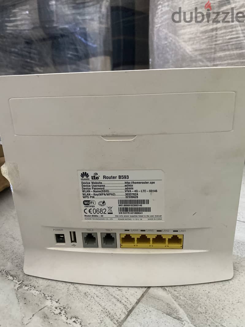 Huawei B593s-22 LTE CPE Router wireless router, BD20 1