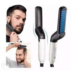 Men's Beard and Hair straightening brush 0