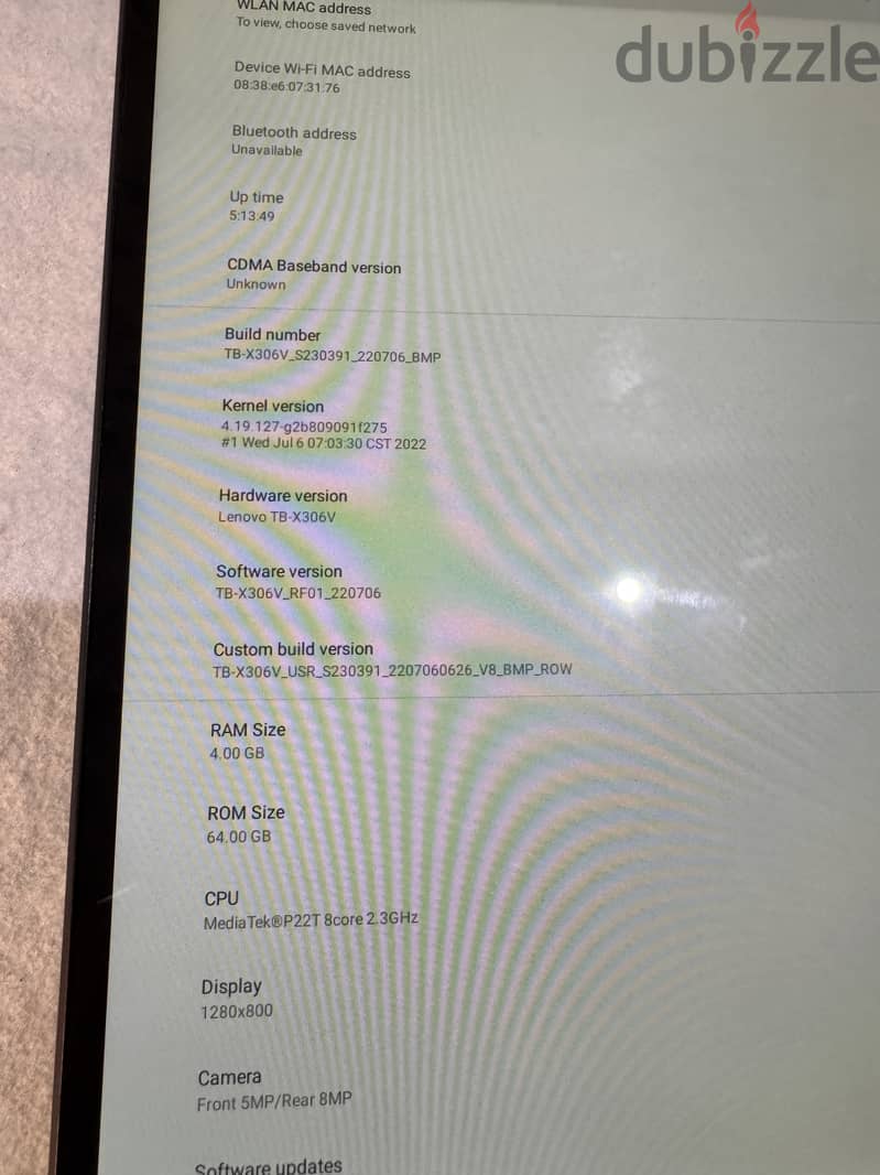 Lenovo M10 TB-X306X Tablet – WiFi+4G+Bluetooth 64GB 4GB 10.1" 3