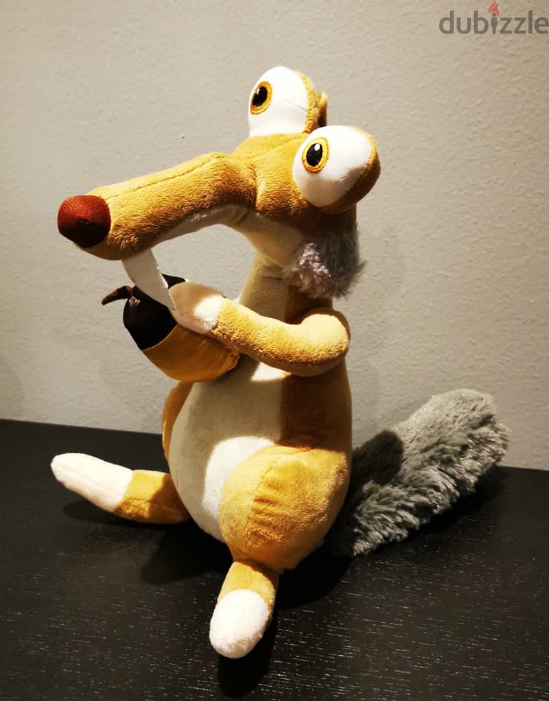 Stuffed animals/plushies " Scrat" (Ice age) & "Turtle with heart" 2