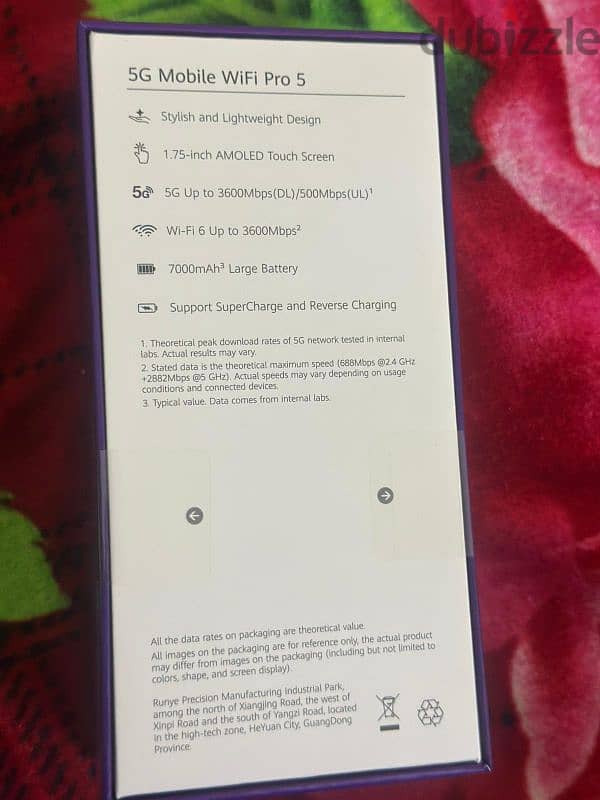 5G Mobile WiFi Pro 5 - For Sale!  Experience blazing fast internet 1